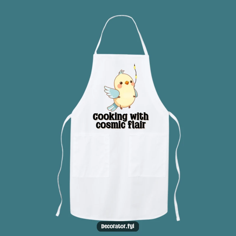 Funny Bird Kitchen Apron: Cook with Cheer, The Perfect Funny Gift for Bakers and Chefs