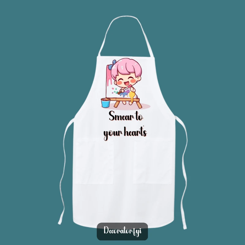 Funny Artist Apron: Paint with Playfulness in This Hilarious Kitchen Gear!