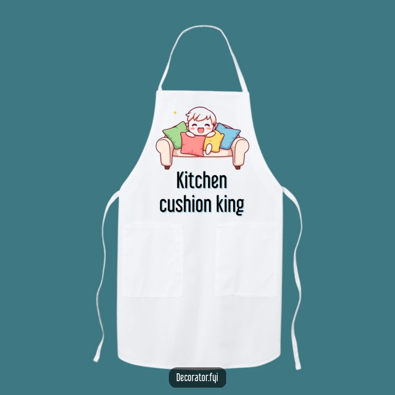 Funny Kitchen Apron: Character's Sofa Styling, A Chic Funny Gift