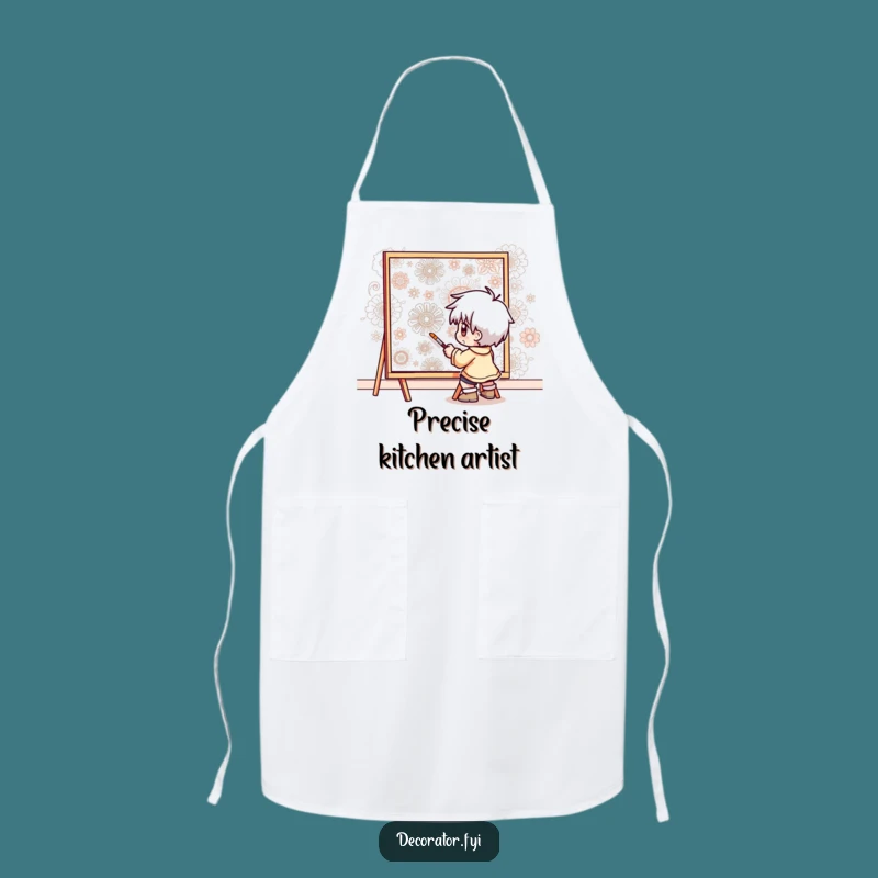 Funny Painter's Apron: Determined Detailer, Precision Craft Funny Gift