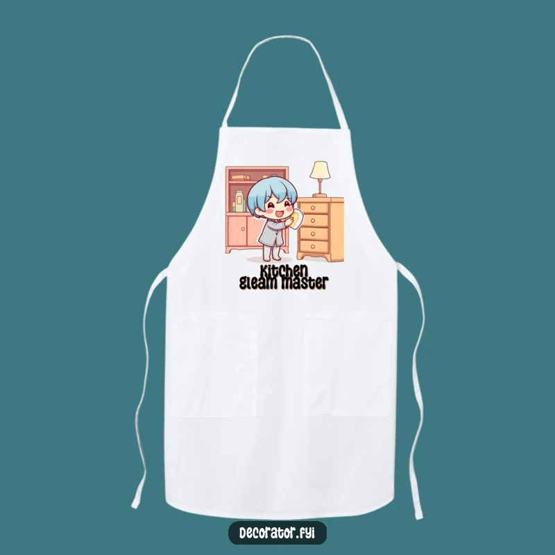 Funny Polishing Pro Apron - Hilarious Home Cleaning Fun