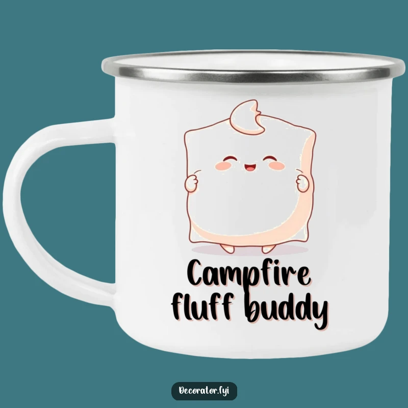 Funny Camping Mug: Character's Pillow Bliss, A Cozy Funny Gift