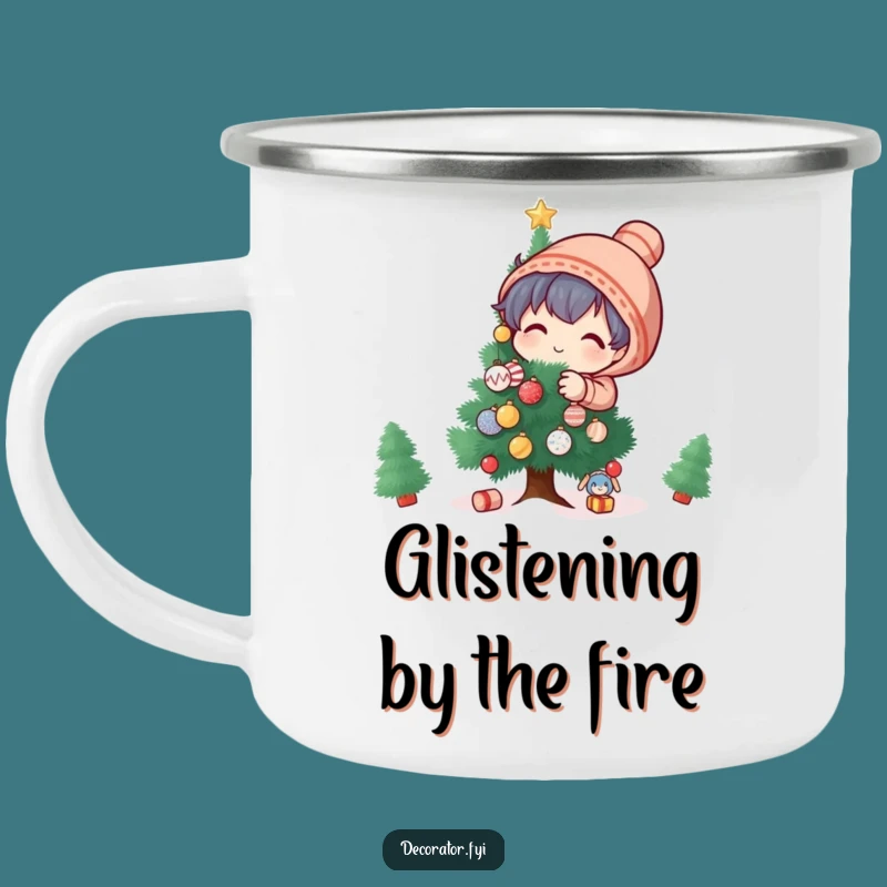 Funny Holiday Decor Camp Mug: Enjoy Warm Drinks with Festive Cheer and Humor