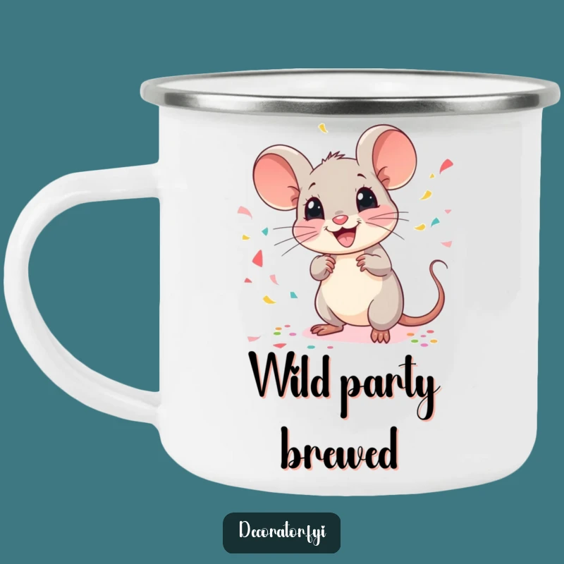 Funny Mouse Explorer Camping Mug: Bring the Party to the Outdoors