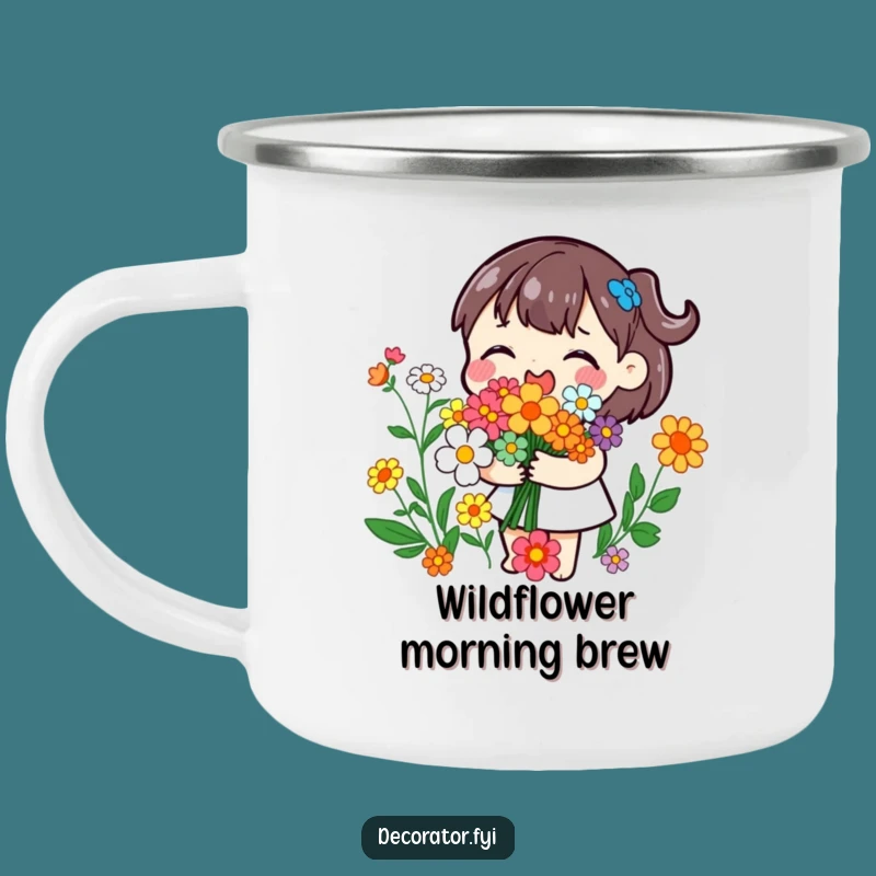 Funny Outdoor Gardener Mug: Playful Flower Arranger, Great Funny Gift