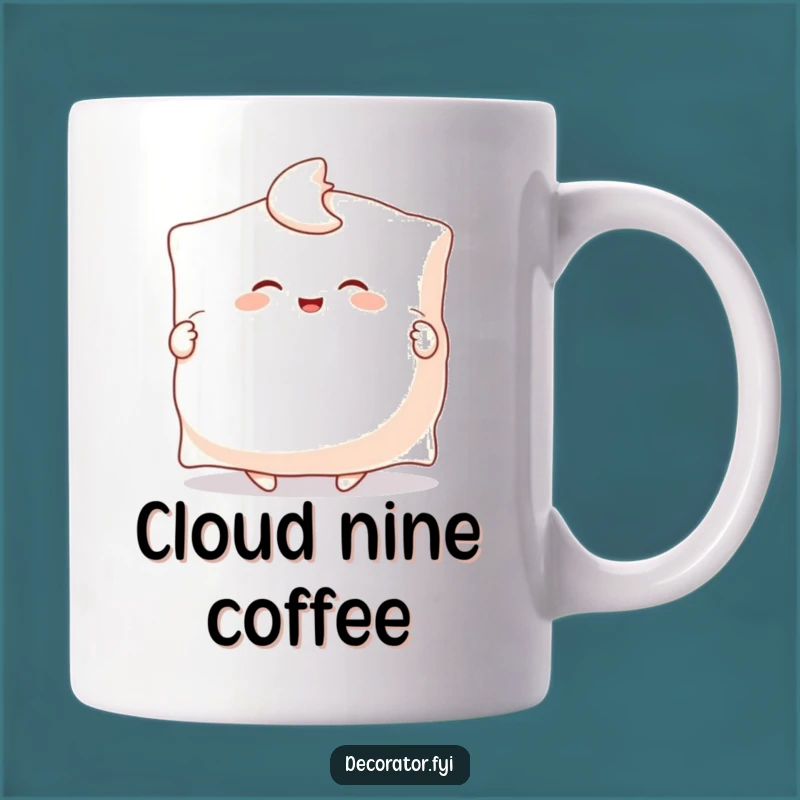 Funny Comfort Mug: Happy Character Fluffing Pillow, A Perfect Funny Gift