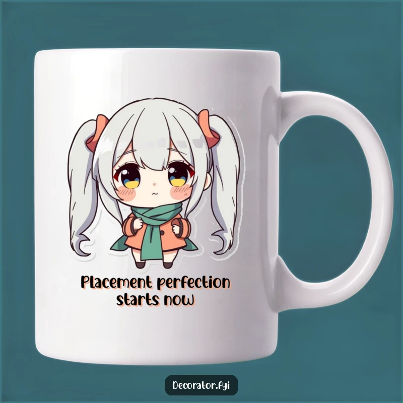 Funny Accent Piece Decor Mug: Determined Character Placing Item, Perfect Quirky Gift