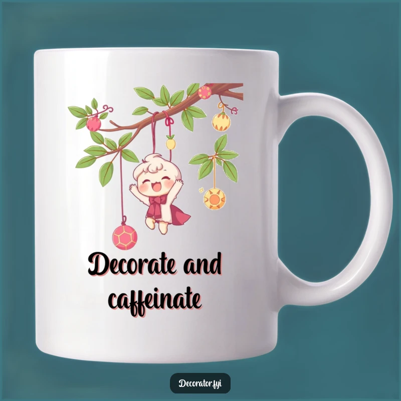 Funny Decorator Mug: Happy Branch Hanger, Perfect Funny Gift