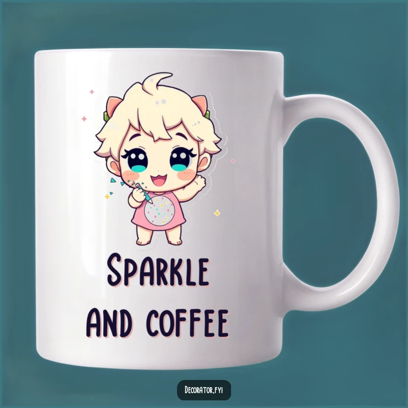 Funny Glitter Artist Mug: Cheerful Sparkle Maker, Perfect Funny Gift
