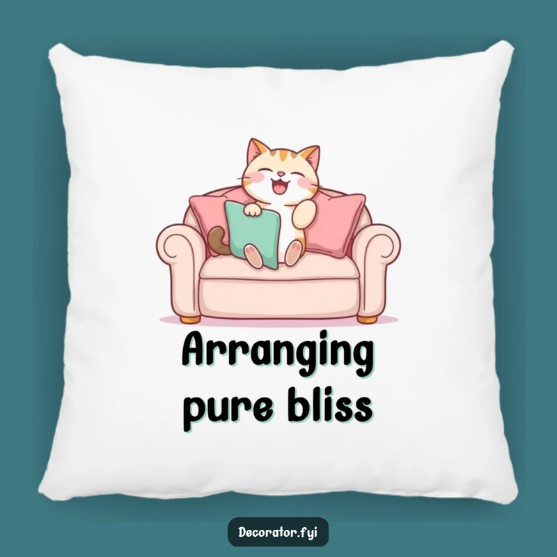 Funny Cat Sofa Pillow: Cozy Comfort with This Hilarious Decorator!