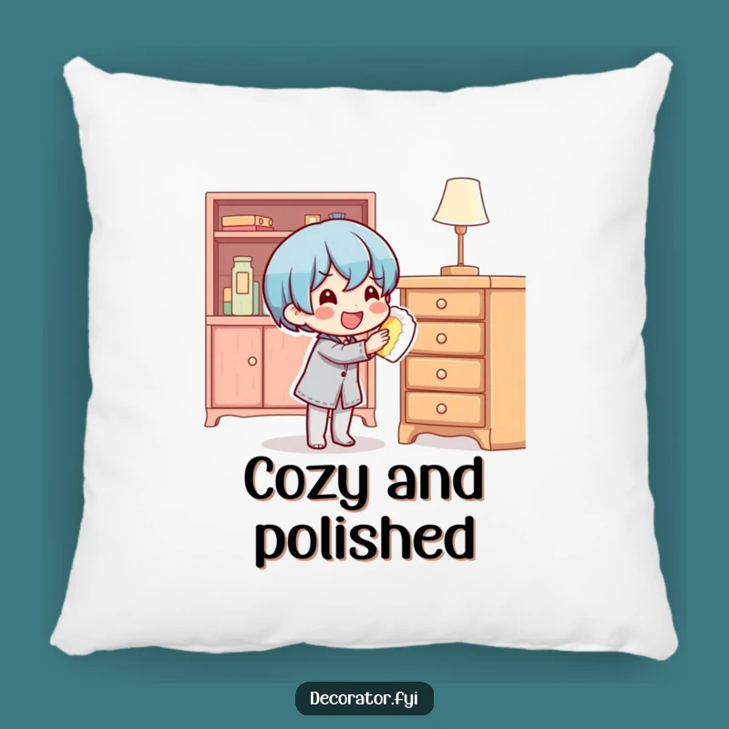 Funny Happy Home Pillow - Soft & Hilarious Content Decor
