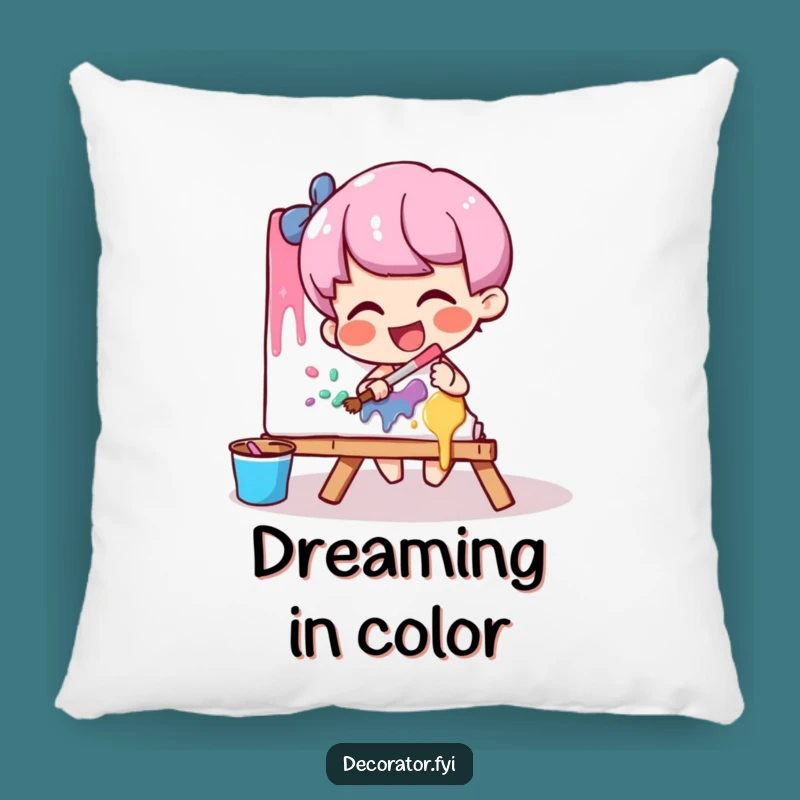 Funny Artist Pillow: Cozy Creativity for the Ultimate Funny Gift!