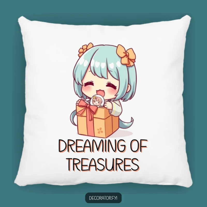 Funny Collector Pillow: Unwrapping Excitement, Cozy Humorous Gift