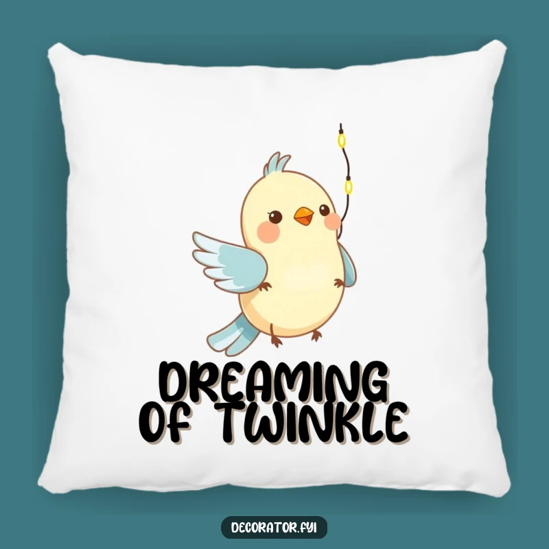 Cozy Funny Bird Holiday Pillow: Snuggle Up with Festive Cheer, A Perfect Funny Gift Accent