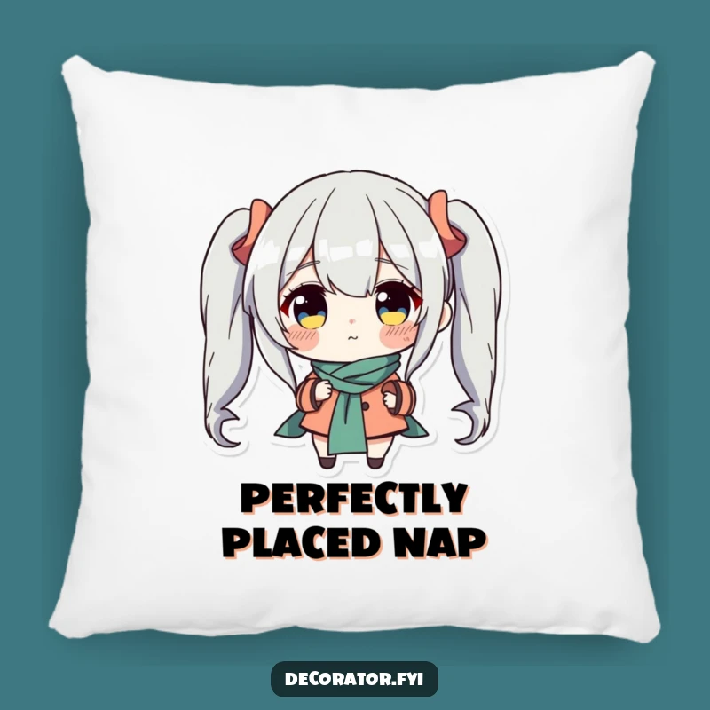 Funny Accent Pillow: Determined Decorator Character, Cozy Humorous Home Decor Gift