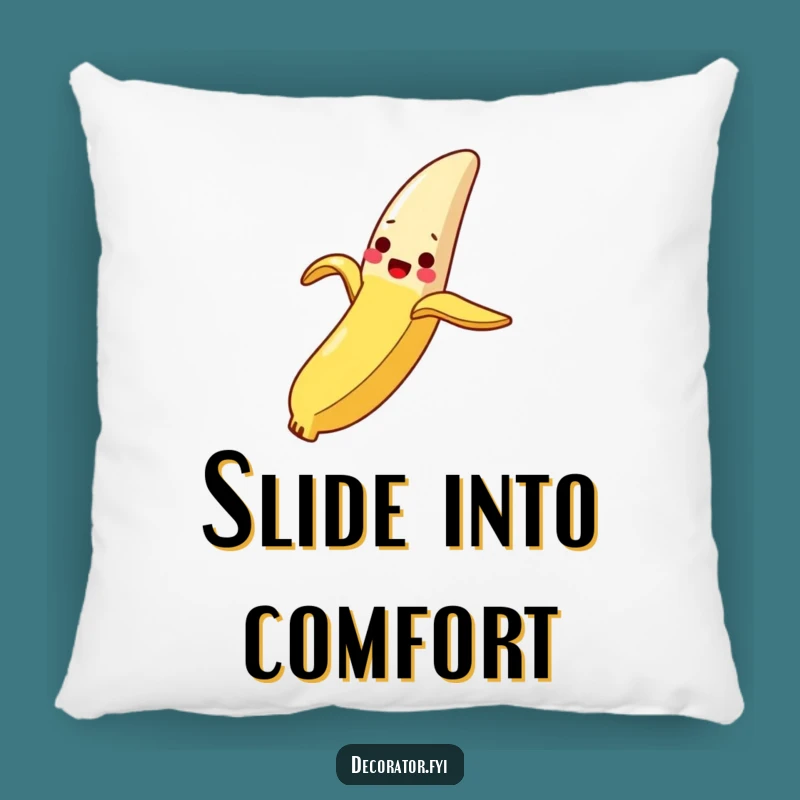 Funny Banana Peel Breadstick Pillow: Cozy Comfort with Slippery Style