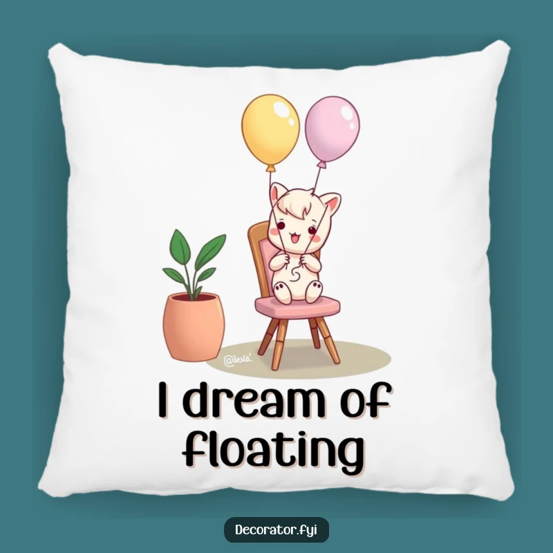 Funny Mischief Maker Balloon Chair Pillow: Cozy Comfort with a Laugh!