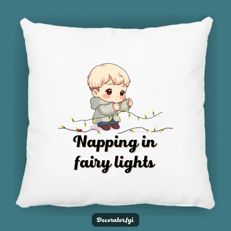 Funny Pillow: Determined Decorator, Comfy & Hilarious Accent for Festive Abodes