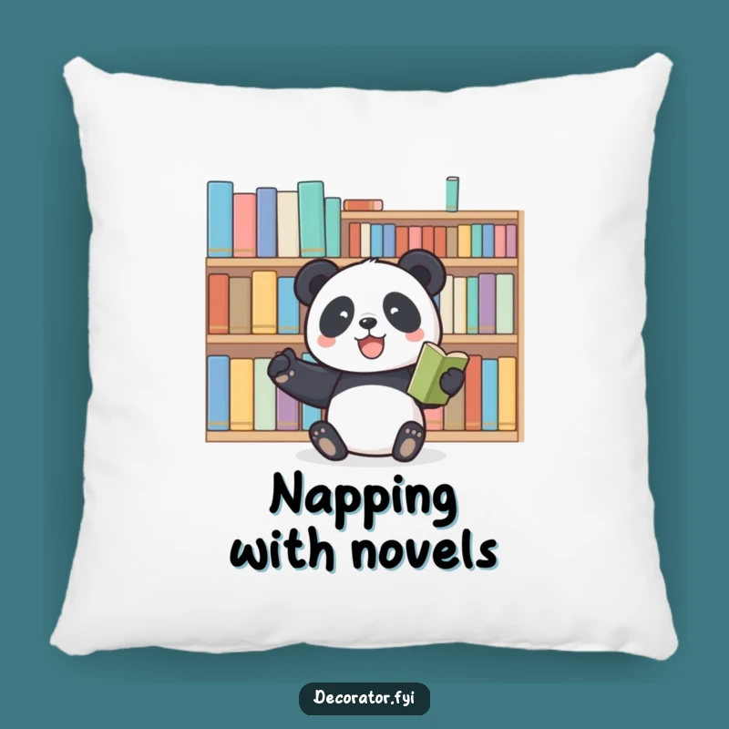 Funny Panda Reading Pillow: Cozy Up with Books and This Adorable Funny Gift