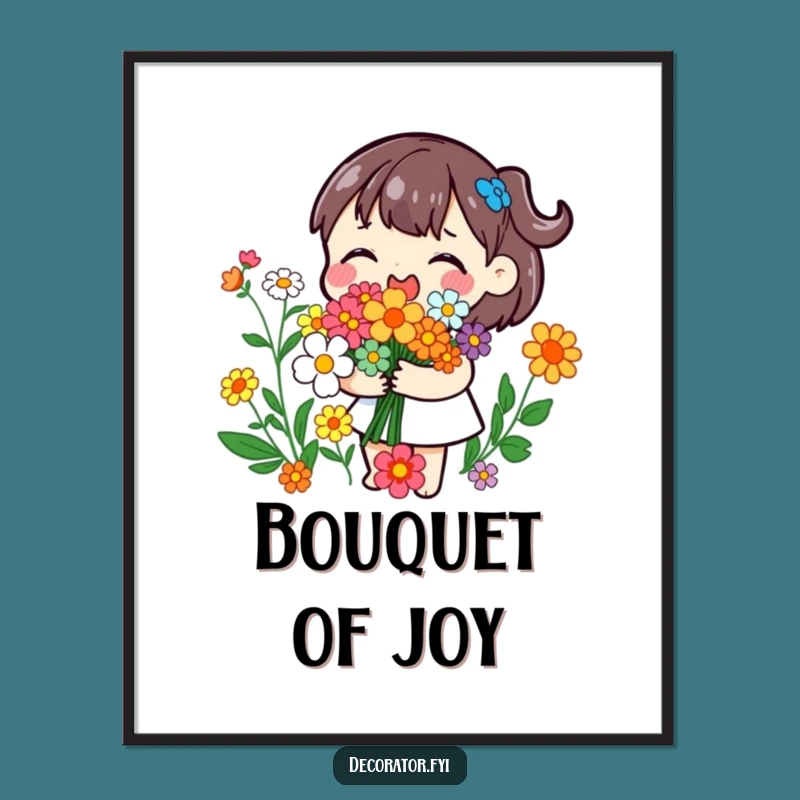 Funny Digital Floral Art: Playful Bouquet Creation, Instant Funny Gift