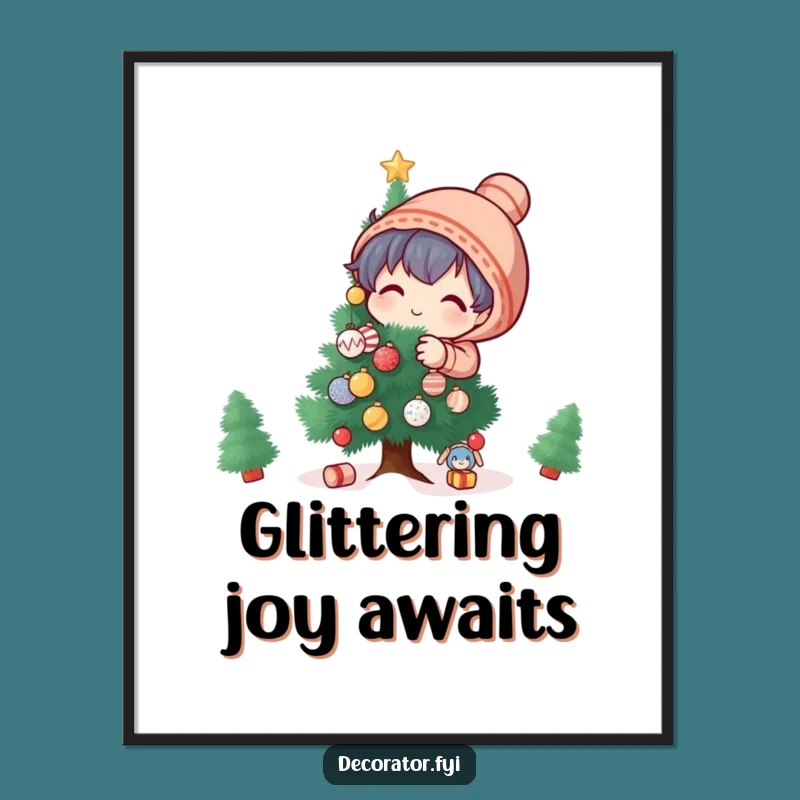 Funny Holiday Decor Digital Print: Instantly Add Festive Cheer and Playful Humor to Your Space