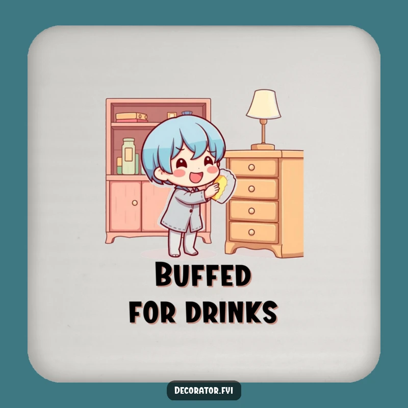 Funny Sparkle Coaster - Hilarious & Protective Furniture Accessory