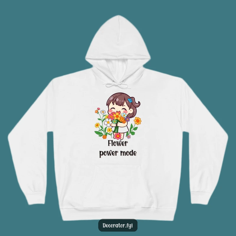 Funny Gardener's Hoodie: Playful Flower Arranger, Cozy Funny Gift