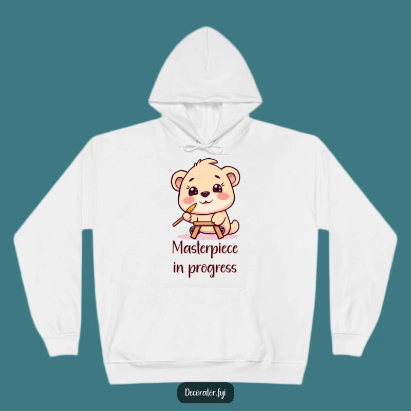 Funny Artist Hoodie: Cozy Painter Character, The Perfect Warm and Funny Gift