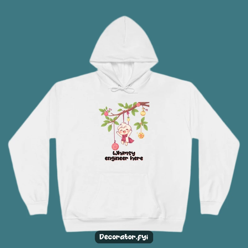 Funny Festive Hoodie: Happy Decorator, Cozy Funny Gift