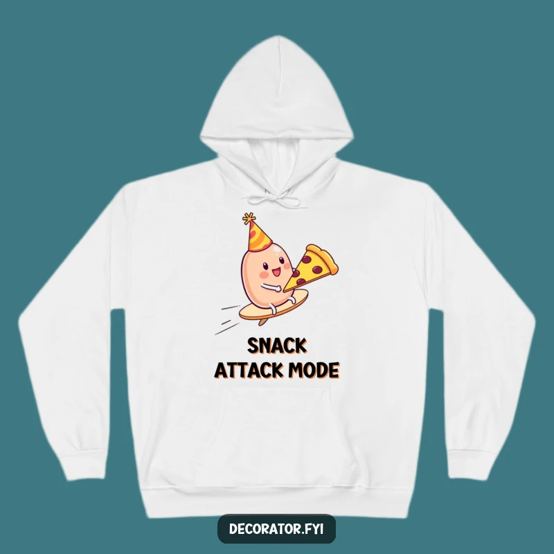 Funny Jelly Bean Pizza Hoodie: Cozy Comfort and Hilarious Adventure Guaranteed