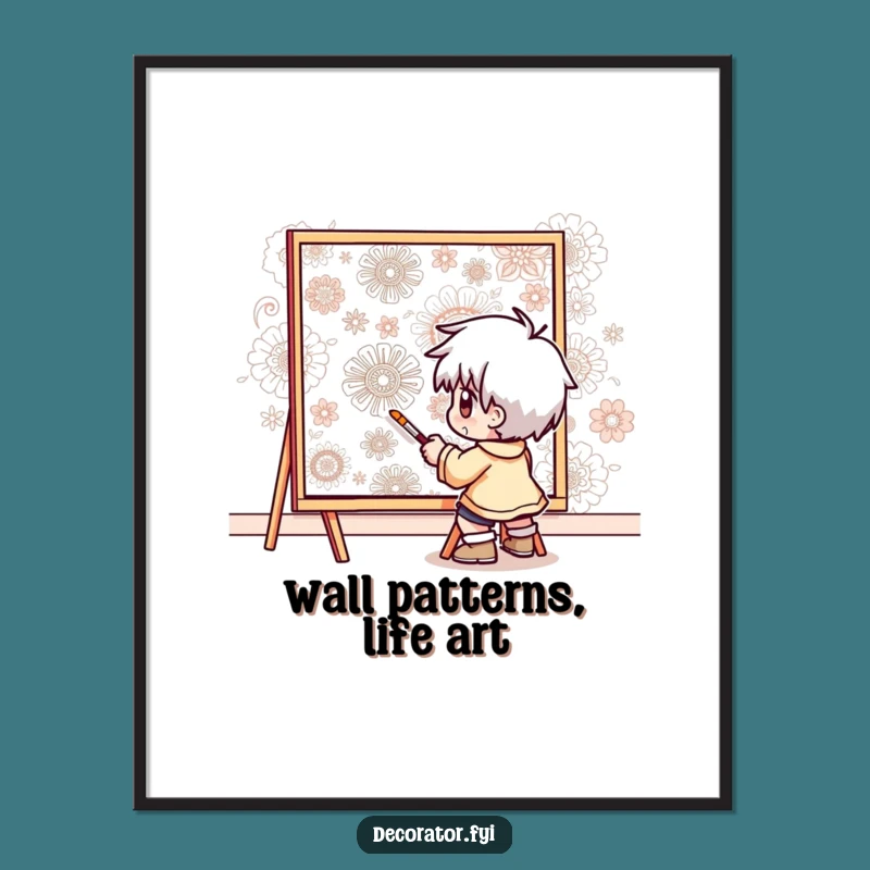 Free Printable Wall Art - Intricate Pattern Design - DIY Downloadable Decor Gift