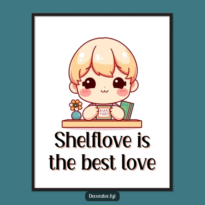 Funny Free Printable Wall Art: Cheerful Decorator Shelf Admirer Downloadable Decor