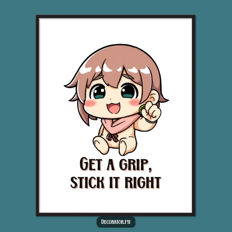 Funny Free Printable Wall Art: Determined Decorator Wallpaper Smile Downloadable Art