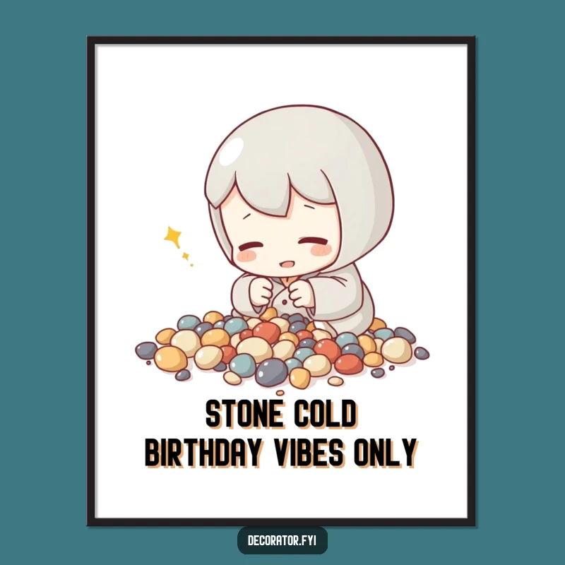 Serene Free Printable Wall Art: Zen Stone Arranger - Meditative Downloadable Decor