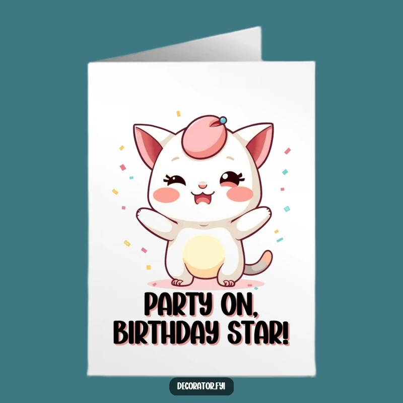 Free Printable Birthday Card: Mischievous Confetti Humor, Funny Downloadable Gift