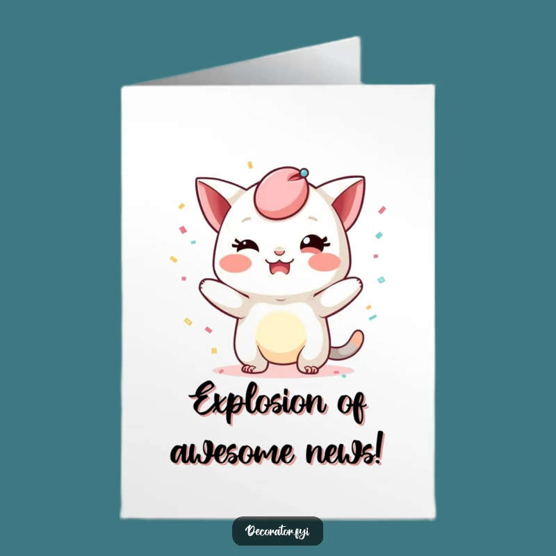 Free Printable Congrats Card: Mischievous Confetti Humor, Funny Downloadable Achievement Gift