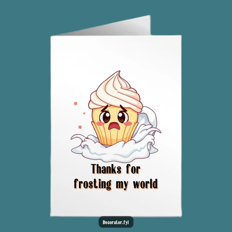 Free Printable Cupcake Thank You Card - Funny Downloadable Gift!