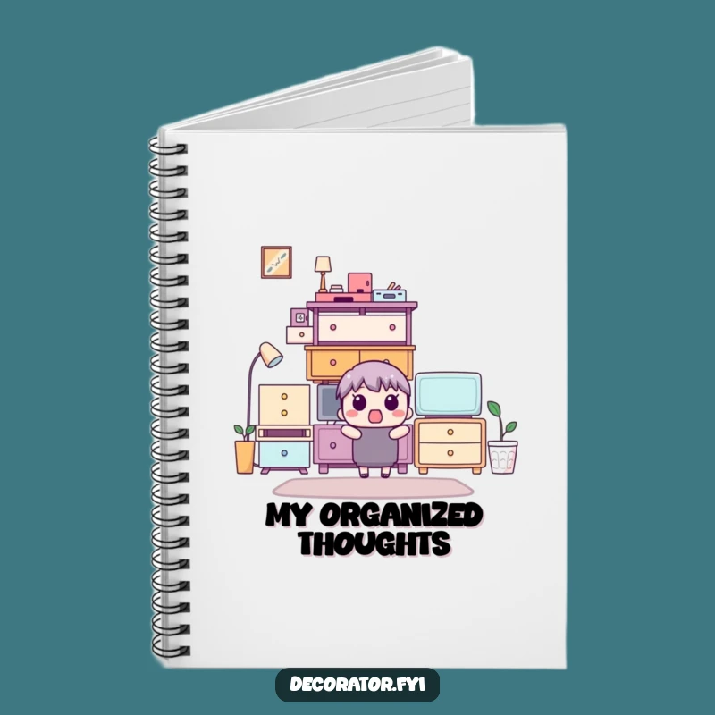 Funny Furniture Stack Notebook: Hilarious Journal for Organized Thoughts!