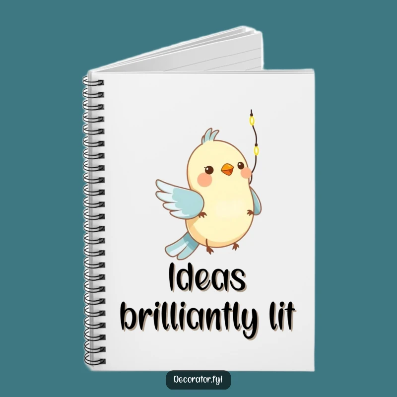 Funny Bird Lights Notebook: Jot Down Ideas with Festive Flair, A Perfect Funny Gift for Writers