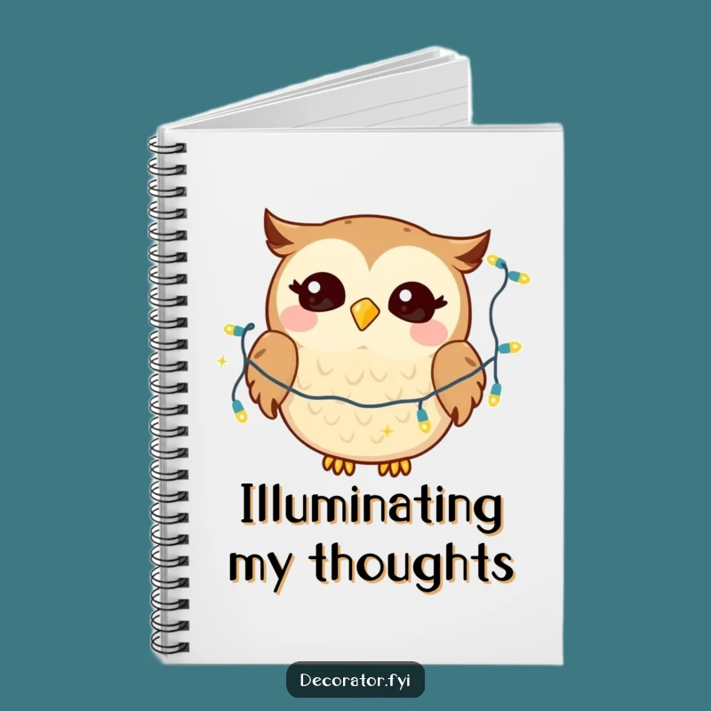 Funny Giggling Owl Notebook: Jot Down Giggles & Twinkling Ideas