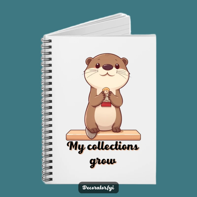 Funny Otter Decorating Notebook: Jot Down Your Stylish Ideas