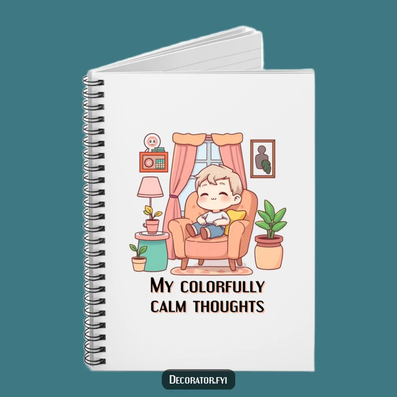 Funny Relaxation Planner Notebook: Content Character - Humorous Journal for Cozy Ideas!