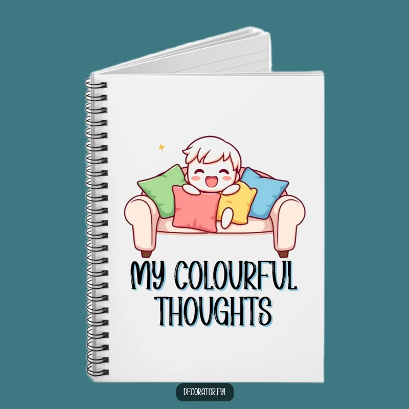 Funny Sofa Notebook: Character's Decor Ideas, Perfect Funny Gift for Jotting