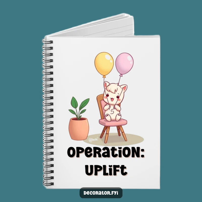 Funny Mischief Maker Balloon Chair Notebook: Jot Down Your Hilarious Ideas!