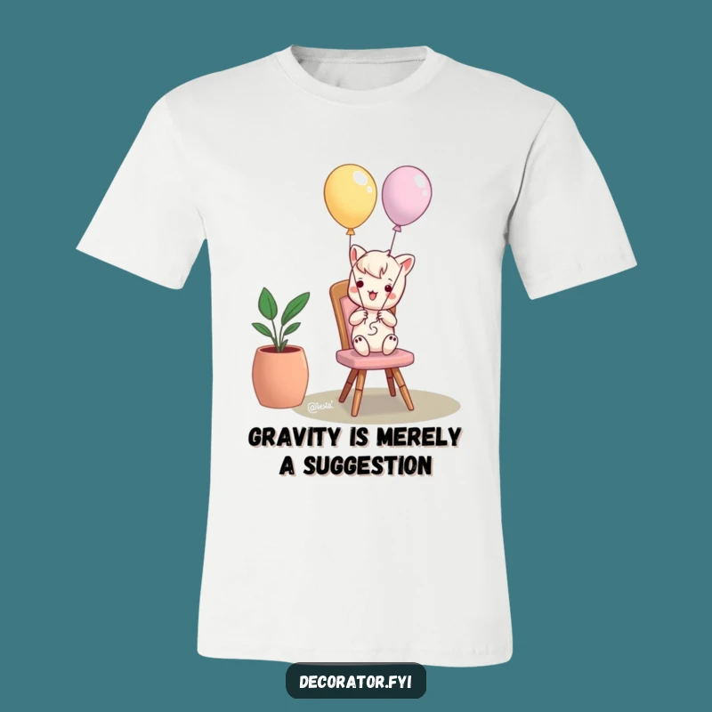 Funny Mischief Maker Balloon Chair T-Shirt: Hilarious Outfit for Jokers!