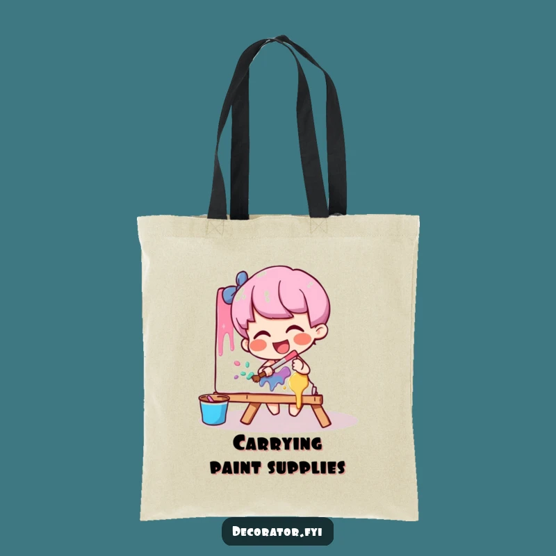 Funny Artist Tote Bag: Carry Your Creativity in This Hilarious Accessory!