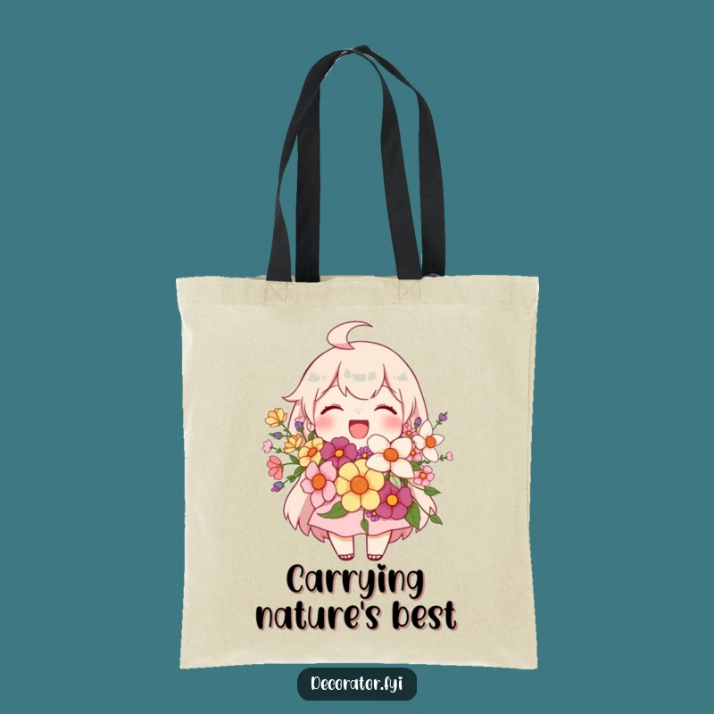 Funny Bloom Boss Floral Arrangement Tote Bag: Carry Your Blooms & Smiles!