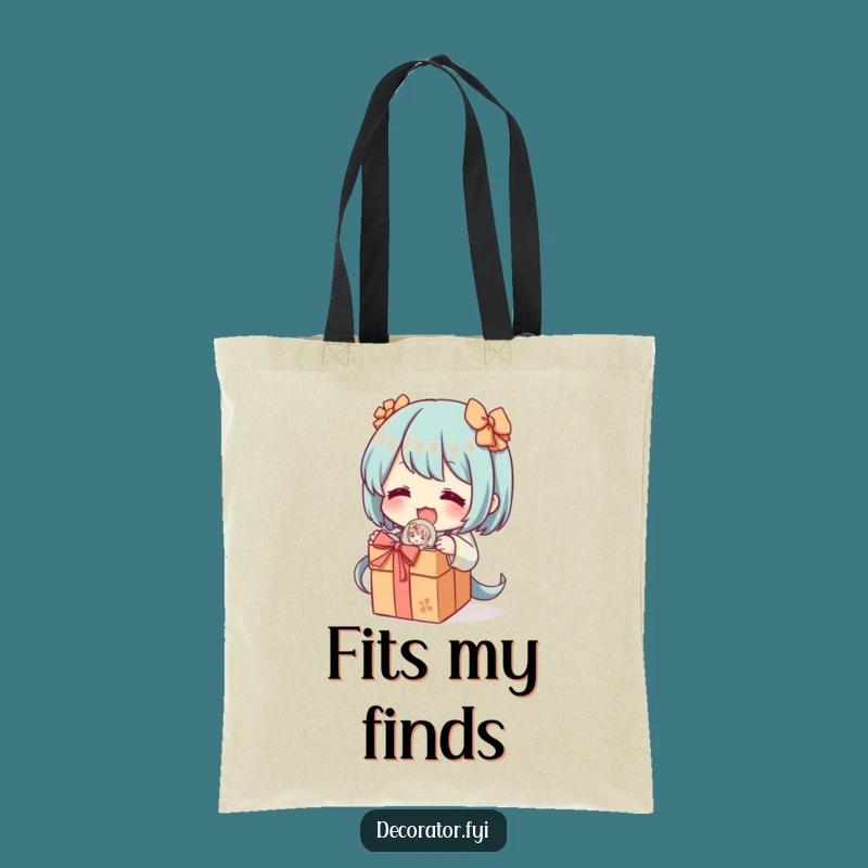 Funny Collector Tote Bag: Unwrapping Excitement, Humorous Gift