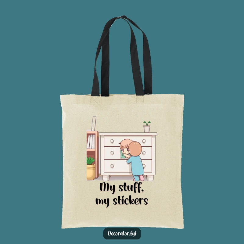 Funny DIY Tote Bag: Character Carrying Tools, A Practical Funny Gift