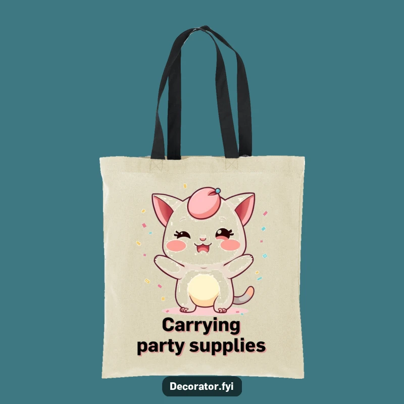 Funny Party Tote Bag: Mischievous Confetti, Humorous Gift